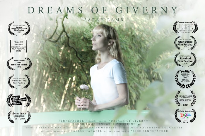 DREAMS OF GIVERNY POSTER - with Laurels